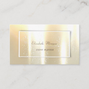 Elegant Glamourös Glänzend, Unechtes Gold Visitenkarte