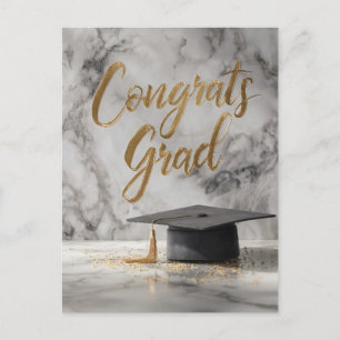 Elegant "Glückwunschs Grad" mit Graduierungspausch Feiertagspostkarte