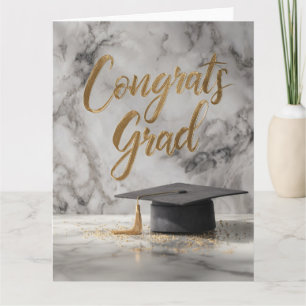 Elegant "Glückwunschs Grad" mit Graduierungspausch Karte