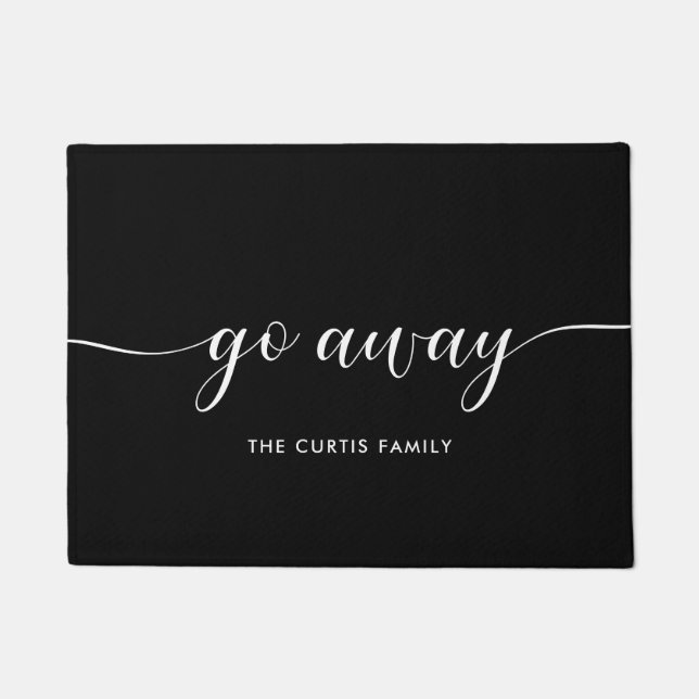 Elegant Go away Fußmatte (Vorderseite)