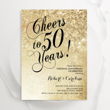 Elegant Gold 50 Jahre