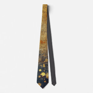 Elegant Gold Accent Tie / Elegante Krawatte