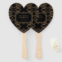 Elegant Gold Black Great Gatsby 1920er Hochzeit