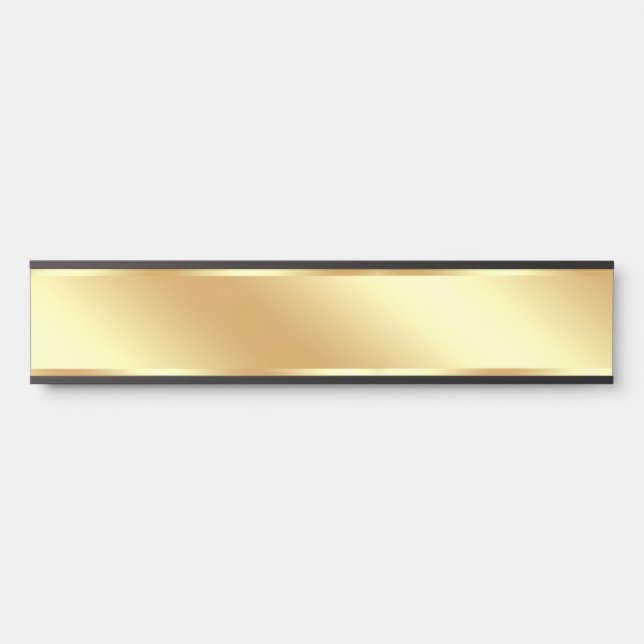 Elegant Gold Blank Background For Your Text Türschild (Vorderseite )