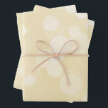 Elegant Gold Bokeh Pattern Wedding Geschenkpapier Set<br><div class="desc">Hochzeitsgeschenk in einem Imitat goldenes Buch-Muster macht eine phantastische Präsentation. Ideal für Neuvermählte,  Brautpartys,  Polterabende,  neue Zuhause,  Verlobung-Duschen und vieles mehr.</div>