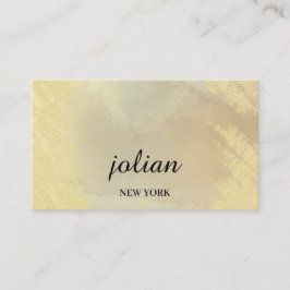 Elegant Gold Business Card – Minimalist Luxurious Visitenkarte