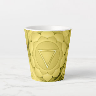 Elegant Gold Chakra Zen Yoga Geistliche Meditation Milchtasse