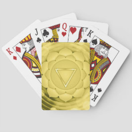 Elegant Gold Chakra Zen Yoga Geistliche Meditation Spielkarten