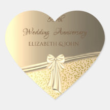 Elegant Gold Confetti , Bow Jubiläum