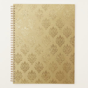 Elegant Gold Damask Planer
