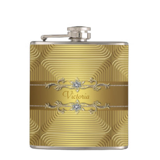 Elegant Gold Flachmann