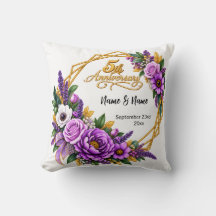 Elegant Gold Floral 5-Jahres-Jubiläum 