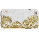 Elegant Gold Floral Lace White Damasks Case-Mate iPhone Hülle (Rückseite Horizontal)