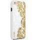 Elegant Gold Floral Lace White Damasks Case-Mate iPhone Hülle (Rückseite/Rechts)
