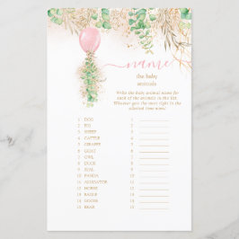 Elegant Gold Floral Name Baby Baby Baby Baby Baby