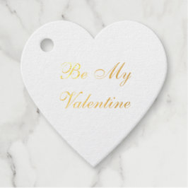 Elegant Gold Foil Custom Message Geschenkanhänger