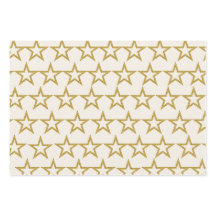 Elegant Gold Glitter Star Wrapping Paper