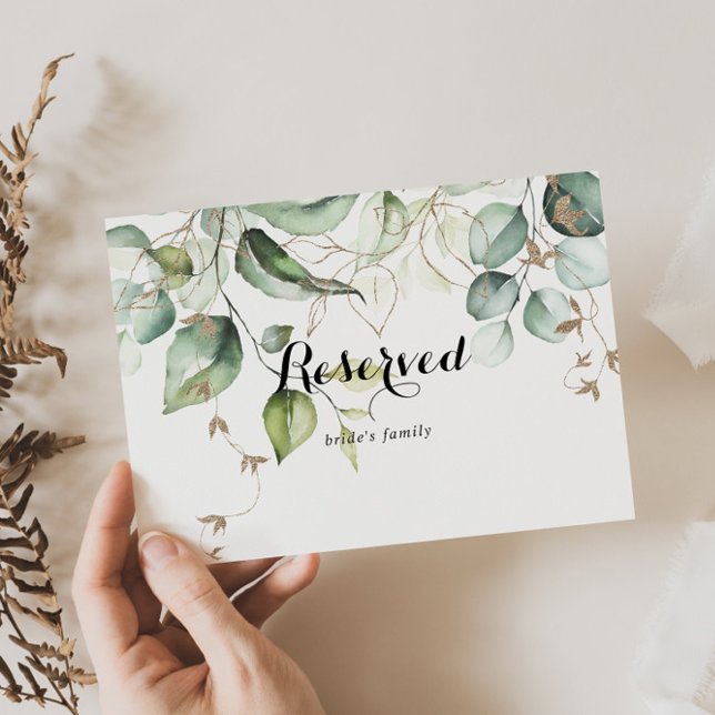 Elegant Gold Greenerity vorbehaltenes Zeichen (Von Creator hochgeladen)