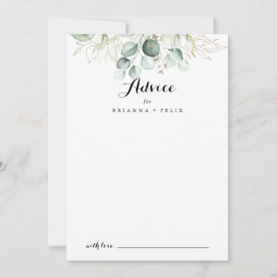 Elegant Gold Greenery Moderne Kalligraphie Hochzei Hinweiskarte
