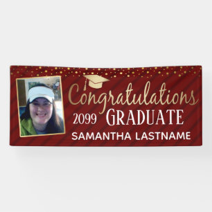 Elegant Gold Herzlichen Glückwunsch Graduate 2022 Banner