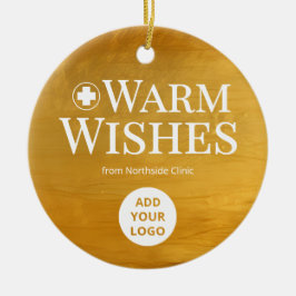 Elegant Gold Logo Ornament for Doctors