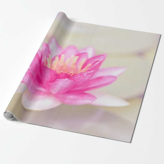 Elegant Gold Lotus, Yoga Geschenkpapier (Ungerollt)