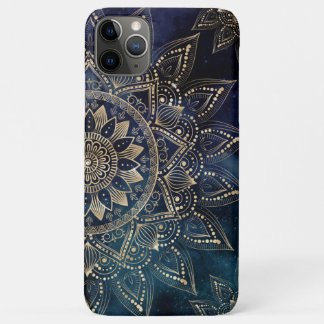 Elegant Gold Mandala Blue Galaxy Case-Mate iPhone Hülle