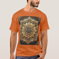Elegant Gold Mandala Eid Mubarak