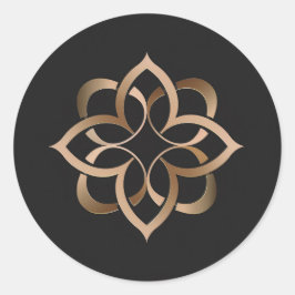 Elegant Gold Mandala Sticker