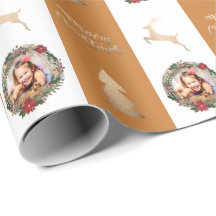 Elegant Gold Mergend Custom Foto Wrappin