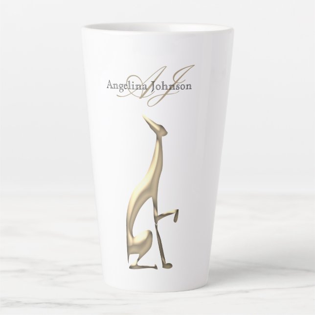 Elegant Gold Milchtasse (Vorderseite)