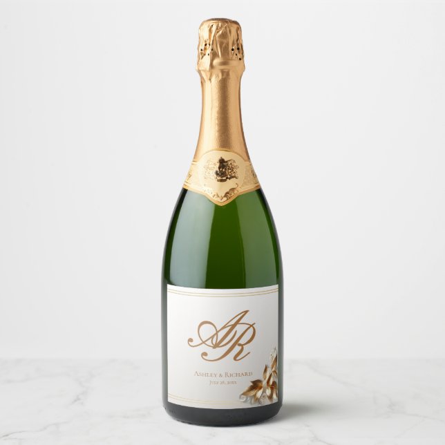 Elegant Gold Monogram (Vorderseite)