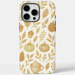Elegant Gold Phone Cover For Fall