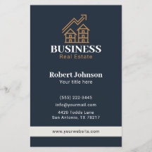 Elegant Gold Property Logo Immobilien