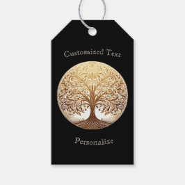 Elegant Gold Tree of Life Spiritual Zen Customize Geschenkanhänger