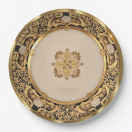 Elegant Gold Wiennese Pappteller