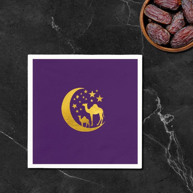 Elegant Golden Camel Serviette (Von Creator hochgeladen)