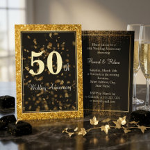 Elegant Golden Wedding 50 Jahre alt