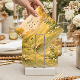 Elegant Golf Club Baby Shower Serviette