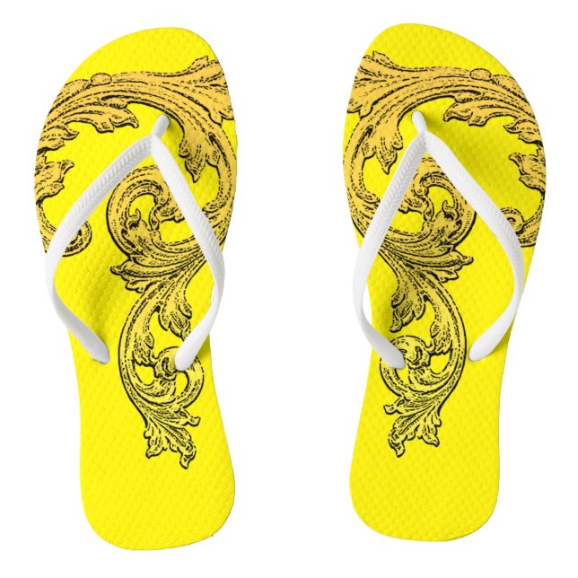 Elegant Goth Design Flip Flops (Fußbett)