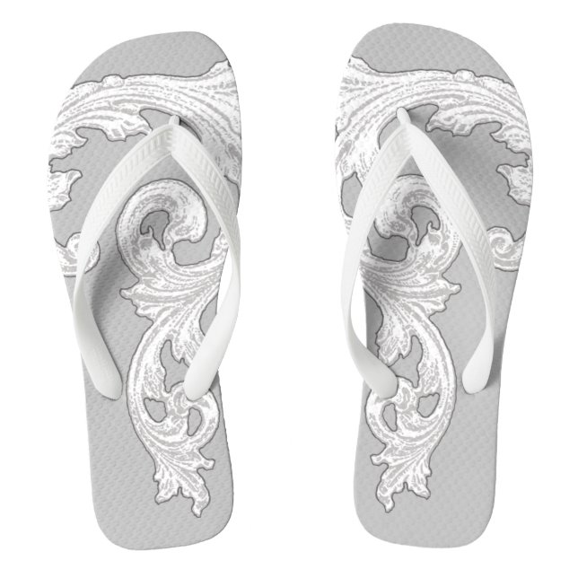Elegant Goth Design Flip Flops (Fußbett)