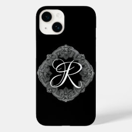 Elegant Goth Initial Case-Mate iPhone 14 Hülle