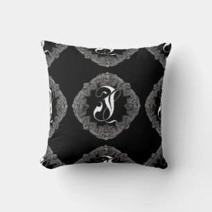 Elegant Goth Initial I Kissen