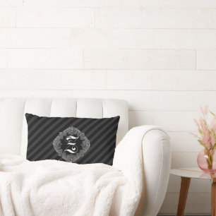 Elegant Goth Initial Z Lendenkissen