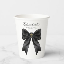 Elegant Gothic Baby Shower Pappbecher