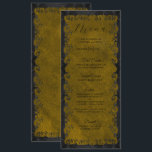 Elegant Gothic Wedding Menu Menükarte<br><div class="desc">Elegant Gothic Wedding Menu</div>