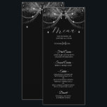 Elegant Gothic Wedding Menu Menükarte<br><div class="desc">Elegant Gothic Wedding Menu</div>