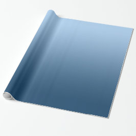Elegant Gradient Blue Geschenkpapier