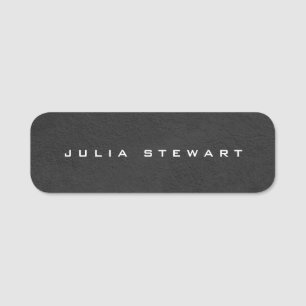 Elegant Gray Beruflich Modern Personal Namensschild