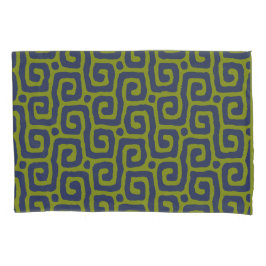 Elegant Green &blue Abstract pattern Kissenbezug